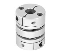 Acoplador De Diafragma Junta Flexible, D20 L29 Conector de motor de acoplamiento de eje flexible de aluminio, para impresora 3D, Motor paso a paso CNC (5 x 8 mm)