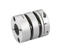 Acoplador de doble diafragma Diámetro interior 5-14 Disco de acoplamiento elástico torsionalmente flexible D29 L34.3(10X12)