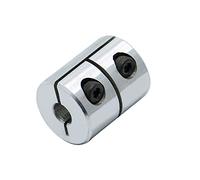 Acoplador de eje aleación aluminio | Múltiples tamaños: for conexión del eje del motor en accionamiento mecánico(6.35mmx6.35mm)