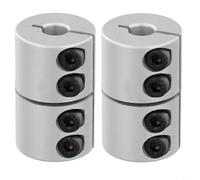 Acoplador de eje de aleación de aluminio 2PCS D25L40 para motores paso a paso, diseño de mitigación de vibración (10-10)