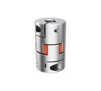 Acoplador de eje flexible de aluminio de dos mordazas for motor paso a paso CNC de 4/5/6/6,35/8/10 mm(6.35mmx10mm)