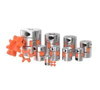Acoplador de eje mandíbula 25L30 acoplador Flexible ciruela 6,35/8/10/12mm acoplamiento motor paso a