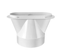 Acoplador de extensión de CA - Conector de tubo de escape | * 1 adaptador de escape del aire acondicionado | Conector de manguera AC portátil | Interfaz del cuerpo plano accesorios de manguera para