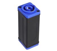 Acoplador de extensión de potencia de 13 AWG para herramientas mecánicas y altavoces, contactos plateados, carcasa de nailon ignífugo, conectores hembra a hembra, textura adecuada para altavoces