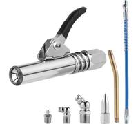 Acoplador de grasa de 10000 PSI con accesorios fáciles de manejar, acoplador de liberación rápida para cabezal neumático de grasa NPT de 1/8 pulgadas para engrasado de cabeza plana de engranajes