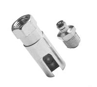 Acoplador de grasa de 90 grados en ángulo recto adaptador de empuje con /8 pulgadas para roscas NPT para lubricación automotriz e industrial áreas difíciles de alcanzar, herramienta de acero al