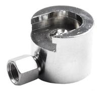 Acoplador de grasa hexagonal deslizante, conector de accesorios de mantequilla de 16 mm y 22 mm, construcción de metal para uso industrial automotriz, motocicleta, camión (22 mm)