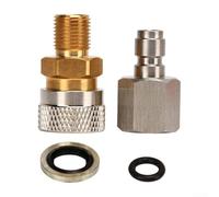 Acoplador de liberación rápida 1/8 para llenado BSP, adaptador de manguera de carga, resistente a la corrosión, ajuste de línea de aire para herramientas de compresor, mantenimiento de taller, 25,5 mm