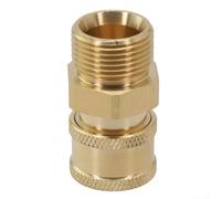 Acoplador de liberación rápida para conector M14 M22 G1/4 para adaptador de manguera de lavado eléctrico, accesorios de latón para el hogar y jardín (#9)