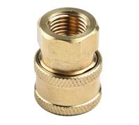 Acoplador de liberación rápida para conector M14 M22 G1/4 para adaptador de manguera de lavado eléctrico, accesorios de latón para el hogar y el jardín (#4)