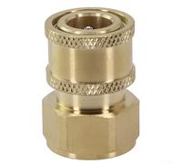 Acoplador de liberación rápida para conector M14 M22 G1/4 para adaptador de manguera de lavado eléctrico, accesorios de latón para el hogar y jardín (#12)