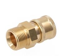 Acoplador de liberación rápida para lavadora de alta presión, adaptador de conexión rápida para rosca M14 M22 G1/4 para manguera de lavado eléctrico (#10)