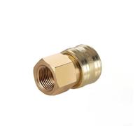 Acoplador de manguera de aire de latón de estilo europeo 1/4 para bsp, adaptador de conexión neumática, material de cobre para un paso de aire fiable y fácil configuración (rosca hembra)