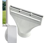 Acoplador de manguera de CA portátil, adaptador de aire acondicionado, conexión de kit de sellado, 9.8 x 8.6 x 3.94 pulgadas, diseño de fácil instalación, ideal para ventana, puerta, coche, cocina