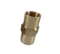 Acoplador de manguera de latón de grado industrial con rosca derecha para manguera de soldadura profesional, sellado hermético, acoplamiento de rosca hembra