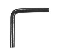 Acoplador de manguera de silicona con codo de 90 grados, 9,5-54 mm, for tubo intercooler, 150 x 150 mm, negro(9.5mmx19.5mm)