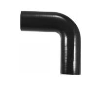Acoplador de manguera de silicona con codo de 90 grados, 9,5-54 mm, for tubo intercooler, 150 x 150 mm, negro, 1 unidad(32mmx42mm)