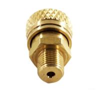 Acoplador de manguera inflable de latón de alta presión M10 con rosca hembra de desconexión rápida, conector neumático de 8 mm, 5000 PSI industrial (cabeza hembra de cable exterior)