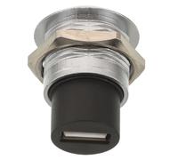 Acoplador de Montaje en Panel USB Tipo C Montaje Empotrado y Protección | Diseño sin Herramientas para Instalación Rápida, Carcasa Metálica y Plástica, Adecuado para Técnicos Industriales y Salas