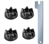 Acoplador de motor mezclador para Preethi Blue Leaf para modelos Eco Twin Chef Pro Plus KSB5WH KSB5 KSB3, incluye llave inglesa y neumáticos de goma (1+4)