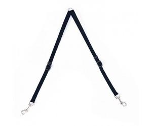 Acoplador de Nylon para perros - Duvo Plus - Color: Negro | Mediciones: 40-70 cm/15 mm