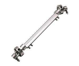 Acoplador de pedal de tambor doble | Pieza de repuesto para instrumentos | Eje de transmisión de aleación de pedal de doble tambor de base | Para uso en actuaciones musicales Grabaciones de estudio y