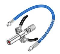 Acoplador de Pistola de Engrase, Acople G para Engrasadora con Doble Mango, con Manguera de 30 cm,Boquilla de Pistola de Engrase Manual