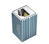 Acoplador de red blindado RJ45 de alta velocidad de 10 Gbps, extensor Ethernet para routers, PC y sistemas empresariales, acoplador Ethernet