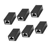 Acoplador de red Ethernet RJ45, conexión Gigabit de alta velocidad, compatible con cables Cat7, Cat6, Cat5e, Cat5, extensor de red Gigabit Plug and Play