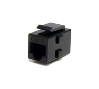 Acoplador de red RJ45 tipo Keystone Jack Cat 6 - STARTECH - F/F - Negro