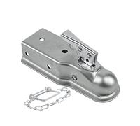 Acoplador de Remolque 2X3 Pulgadas, 5000 Libras, Acoplamiento Bola Enganche, lengüeta Recta, Piezas Caravana, Accesorios for,Ahorro de Espacio Compacto