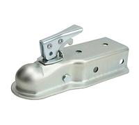 Acoplador de Remolque de Lengüeta Recta ,Acoplamiento de Enganche de Remolque Canal de 75 Mm para Camiones