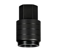 Acoplador de taladro de agua, conector de rosca inversa antiagarre, conector de acero de liberación rápida para uso profesional, adaptador de broca para espacio reducido