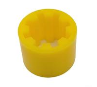 Acoplador de transmisión de conector de eje de manguito de acoplamiento flexible | Pieza de repuesto para rodillos Neuson RD880 RD11 | Manga de acoplador ABS