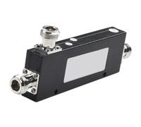 Acoplador direccional coaxial tipo N hembra 800 - 2500 MHz 200 W 5 dB-40 dB, acoplador RF de 50 ohmios para monitorización de señales y medición del transmisor en sistemas de comunicación (30 dB)