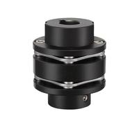 Acoplador doble escalonado de acero del eje del acoplamiento del disco de D56 L64mm flexible(12-12)