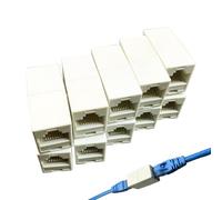 Acoplador Ethernet Hembra A Hembra 10 Unidades Acoplador RJ45 Plug Modular