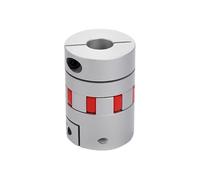 Acoplador flexible de aluminio D20L25 for motor de araña, 1 unidad, con mordaza CNC de 6,35/7/8/10 mm.(5x7)