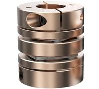 Acoplador flexible de aluminio del acoplador disco doble eje D34L45 5-16m m