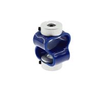 Acoplador Flexible de Eje 8 Aislado de Fuente Acoplamiento D27L40 codificador de Motor elástico de declinación excéntrica Flexible de plástico tipo S acoplador en forma de 8(5X6)