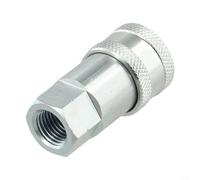 Acoplador hidráulico de conexión rápida ISO7241-A, conector de tractor de alta presión de 30-40 MPa, acero al carbono chapado en zinc NPT roscado compatible con PARKER 6600 más rápido AN, macho o