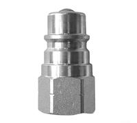 Acoplador hidráulico macho de conexión rápida AM37983, ajuste sin válvula NPTF de 1/4 pulgadas para equipos pesados y tractores serie 140 300 312 314 316 317