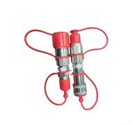 Acoplador Hidráulico Plano 1/2 Pulg 35 MPa Acoplador Hidráulico | 35 MPa presión nominal, cara plana sin fugas, para ideal riego, compatible ISO16028, uso agrícola