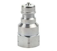 Acoplador hidráulico roscado NPT de conexión rápida ISO7241-A compatible con Parker 6600 más rápido AN acero al carbono de alta presión (NPT1/4-macho)