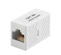 Acoplador integrado RJ45 Cat6 Cat6A adaptador de red de alta velocidad adecuado para computadora enrutador y más acopladores Ethernet