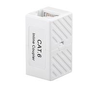 Acoplador integrado RJ45 Cat6 Cat6A adaptador de red de alta velocidad adecuado para computadora enrutador y más acopladores Ethernet