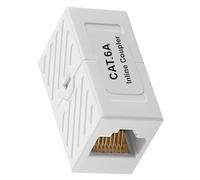 Acoplador integrado RJ45 Cat6 Cat6A adaptador de red de alta velocidad adecuado para TV, enrutador, computadora y más