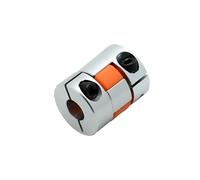 Acoplador LF de aluminio de 2 mordazas, acoplamiento de eje flexible, conector de motor D20 L25, acoplador flexible(4mmX6 35mm)