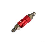 Acoplador Línea para combustible AN3 Liberación Rápida para moto Conexión Manguera Freno Aluminio Negro Amarillo(Red)