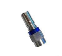 Acoplador rápido de acero inoxidable G1/2 rosca hembra a prueba de fugas para sistemas de curado LED, anillo de sellado de precisión, conector de manguera de refrigerante, operación con una sola mano